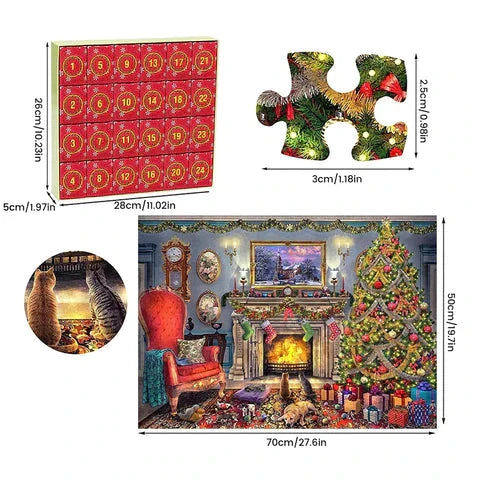 Christmas Puzzle Advent Calendar For Festive Fun