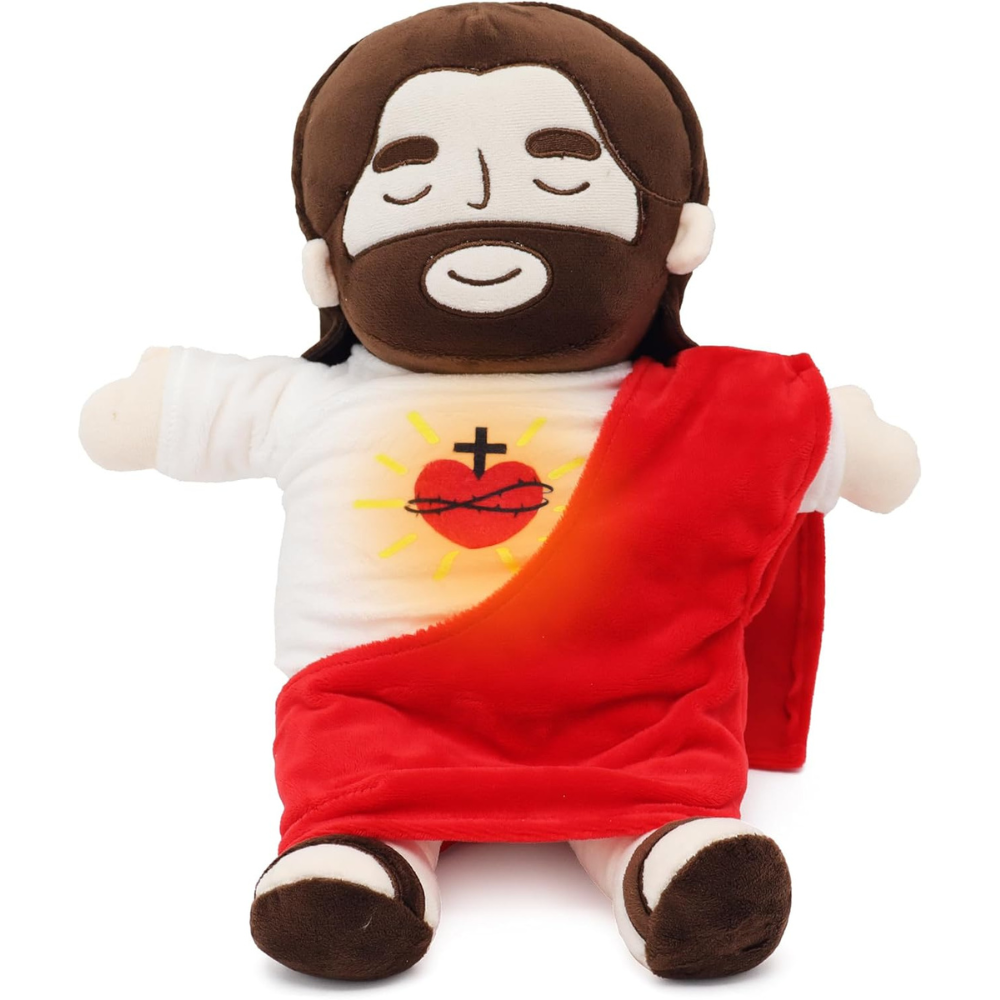 Breathing Jesus Plushie for Peaceful Sleep