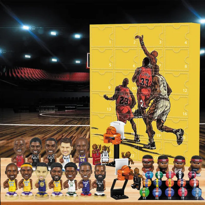 NBA Advent Calendar Table For Fan Displays
