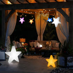 Luci ornamentali a stella colorate per un bagliore festivo
