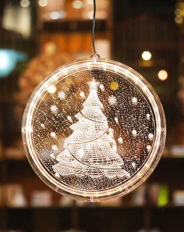 Christmas Suction Cup Light For Festive Glow