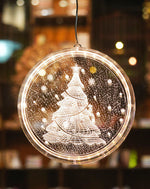 Christmas Suction Cup Light For Festive Glow