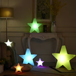 Luci ornamentali a stella colorate per un bagliore festivo