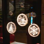 Christmas Suction Cup Light For Festive Glow