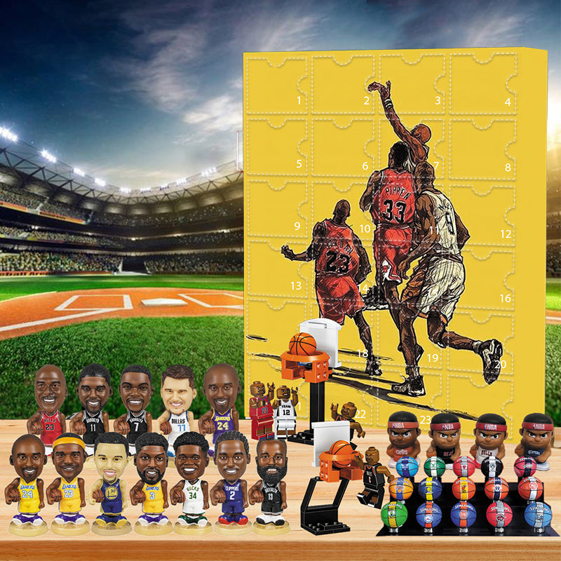 NBA Advent Calendar Table For Fan Displays