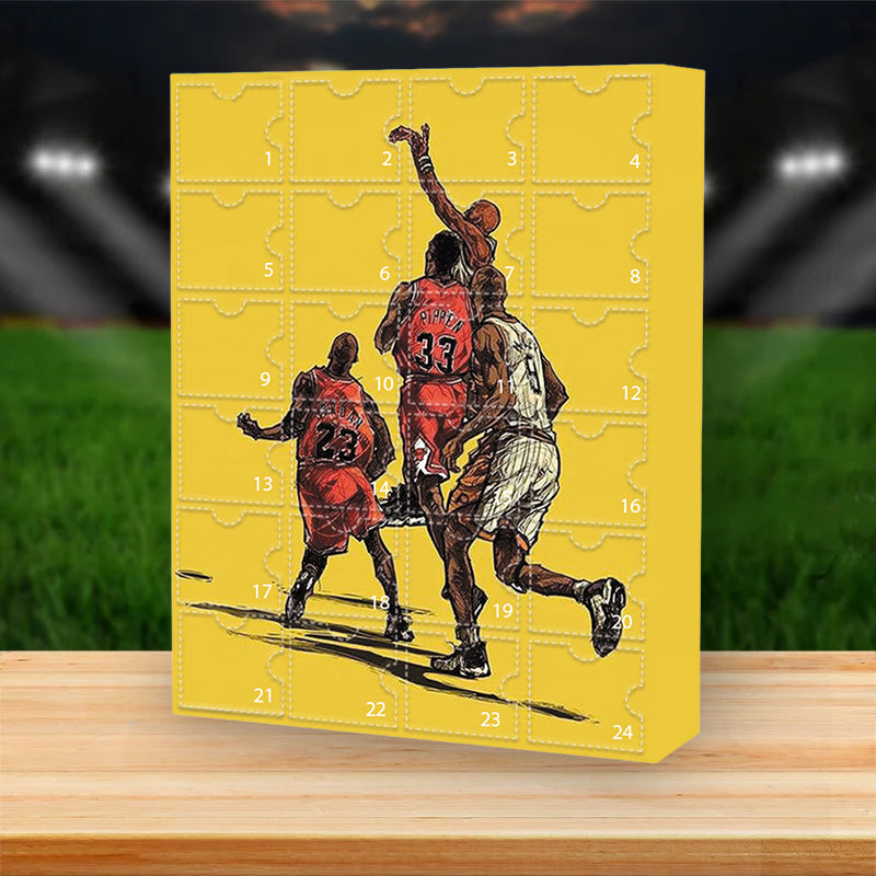 NBA Advent Calendar Table For Fan Displays