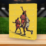 NBA Advent Calendar Table For Fan Displays