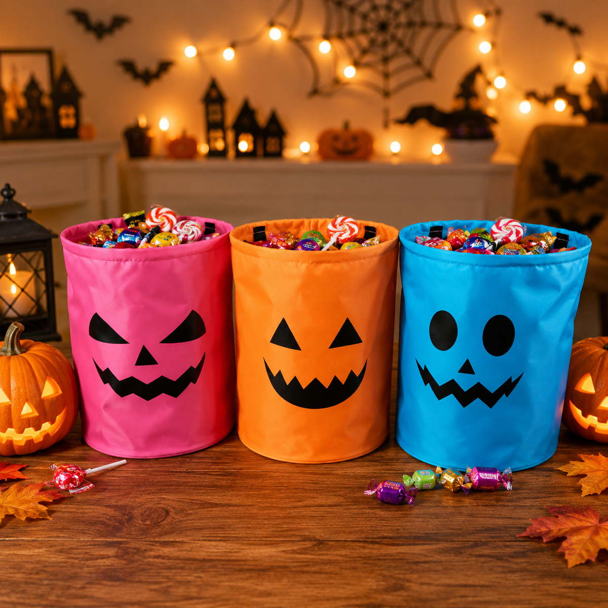 Halloween Candy Bucket Set for Festive Character