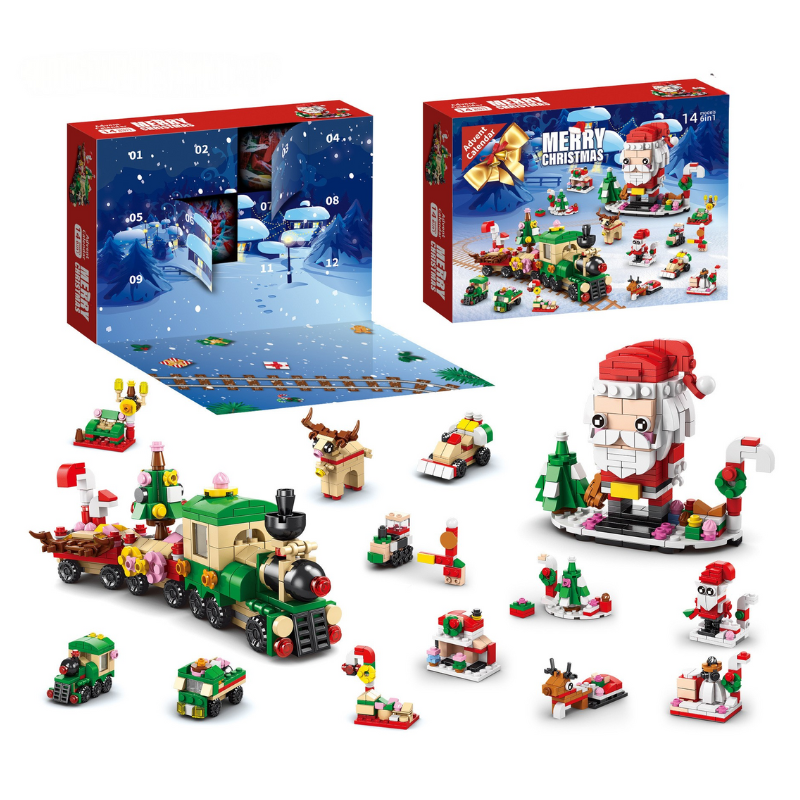 Christmas Blocks Table For Festive Countdown