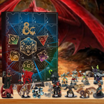 Drachen-Adventstisch mit täglicher Figur