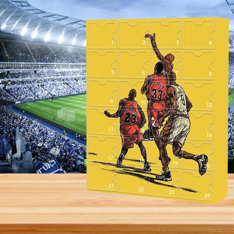 NBA Advent Calendar Table For Fan Displays