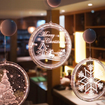 Christmas Suction Cup Light For Festive Glow