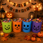 Halloween Candy Bucket Set for Festive Character