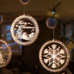 Christmas Suction Cup Light For Festive Glow