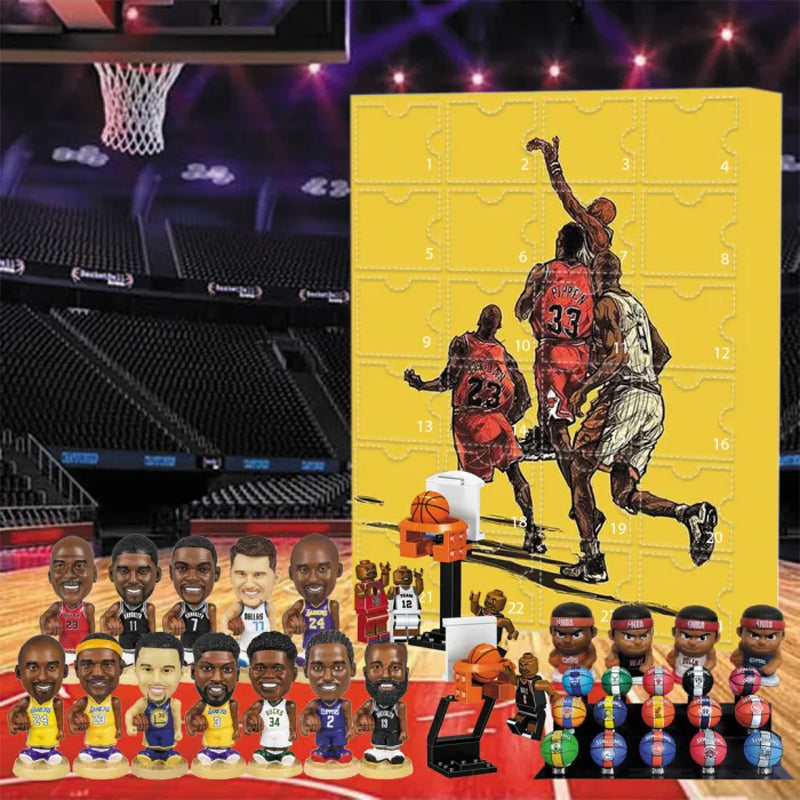 NBA Advent Calendar Table For Fan Displays