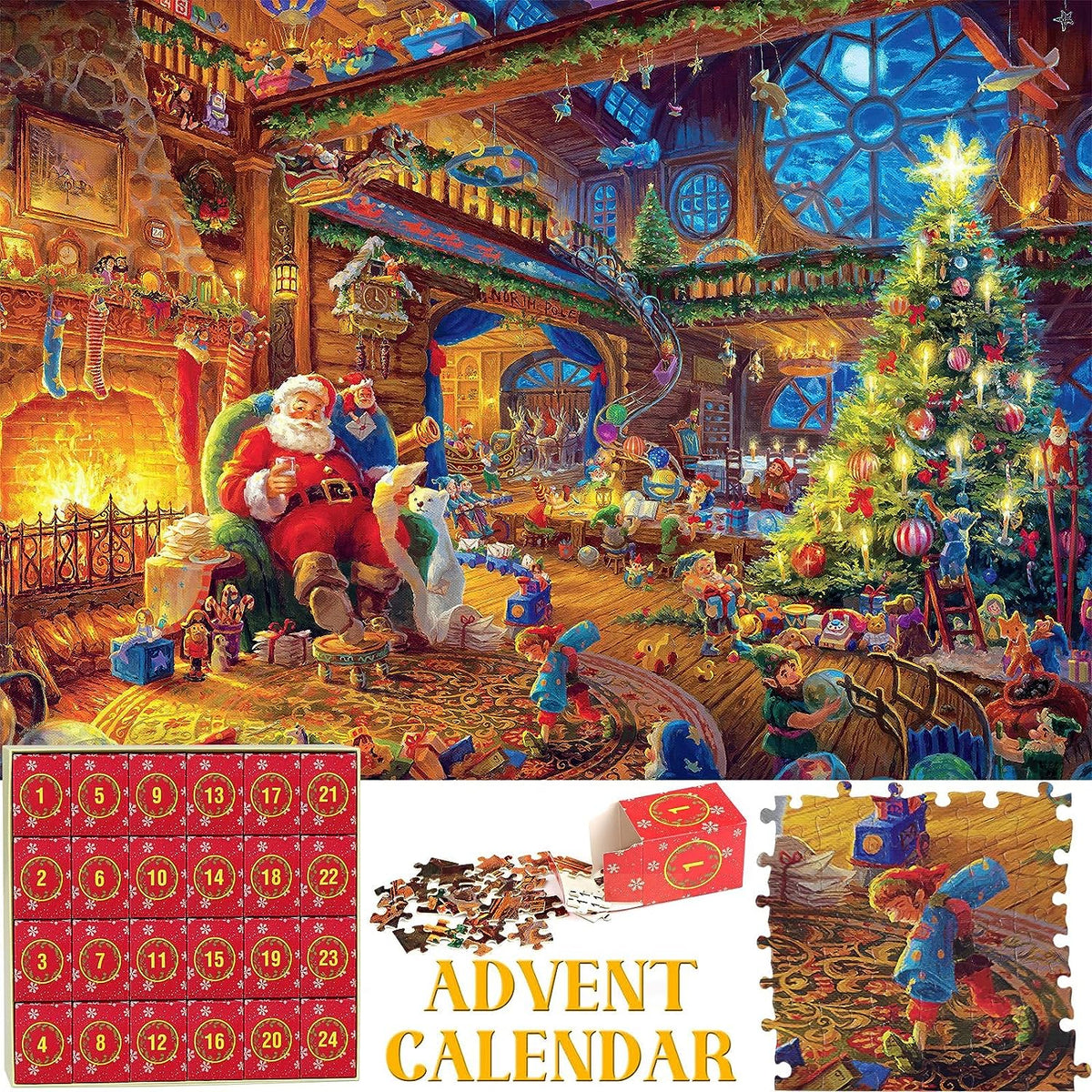 Christmas Puzzle Advent Calendar For Festive Fun