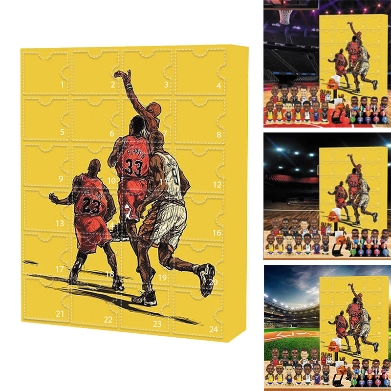 NBA Advent Calendar Table For Fan Displays
