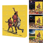NBA Advent Calendar Table For Fan Displays