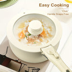 Ceramic Pan Set For Space-Saving Cooking
