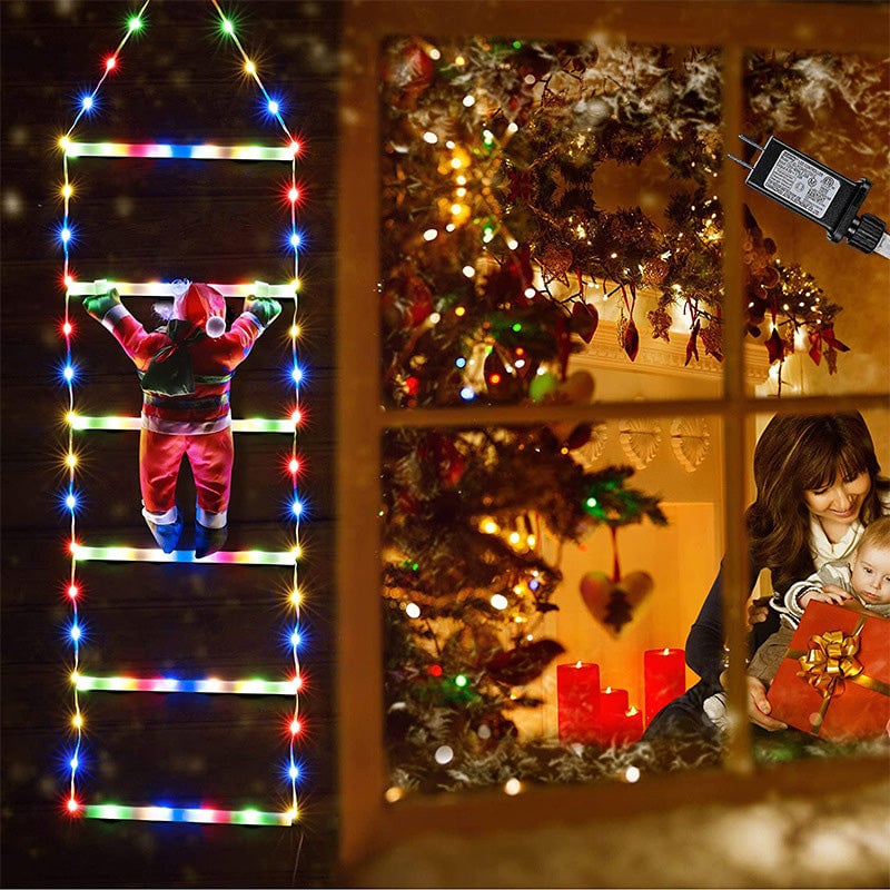 Christmas Ladder Lights For Festive Character