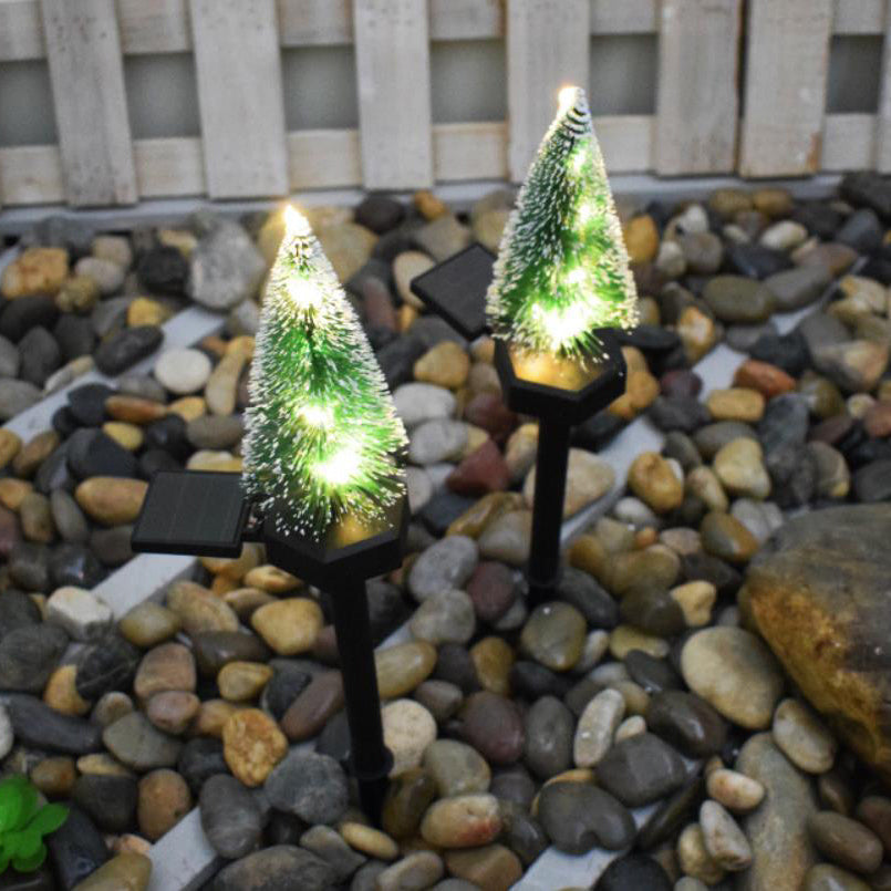 Solar-Weihnachtsbaumlicht für festliche Wege