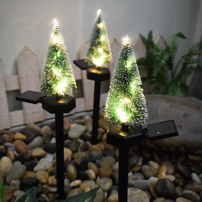 Solar-Weihnachtsbaumlicht für festliche Wege