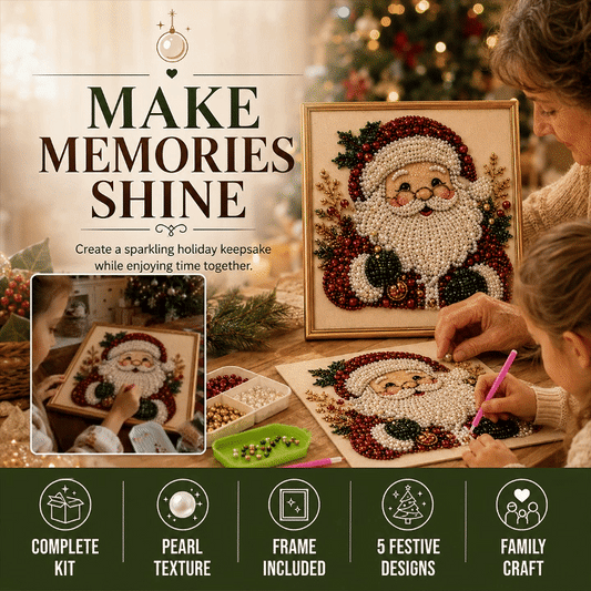 Christmas Diamond Painting Kit For Festive Wall Art