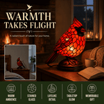 Art Glass Bird Lamp For Warm Character
