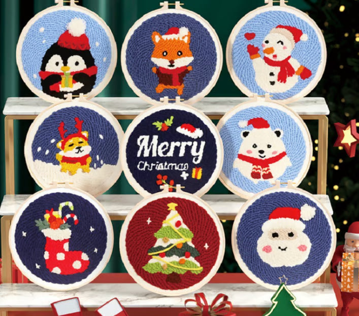 Christmas Embroidery Kit For Heartfelt Decor