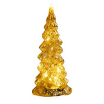Glass Tower Table Decor With Festive Glow