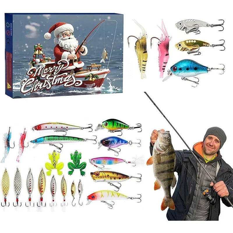 Fishing Rod Advent Calendar With Daily Tackle Surprises