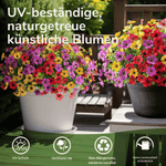 Artificial Flowering Plants With Lasting Color