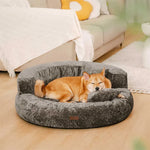 Orthopädisches Donut-Hundebett mit Kissen
