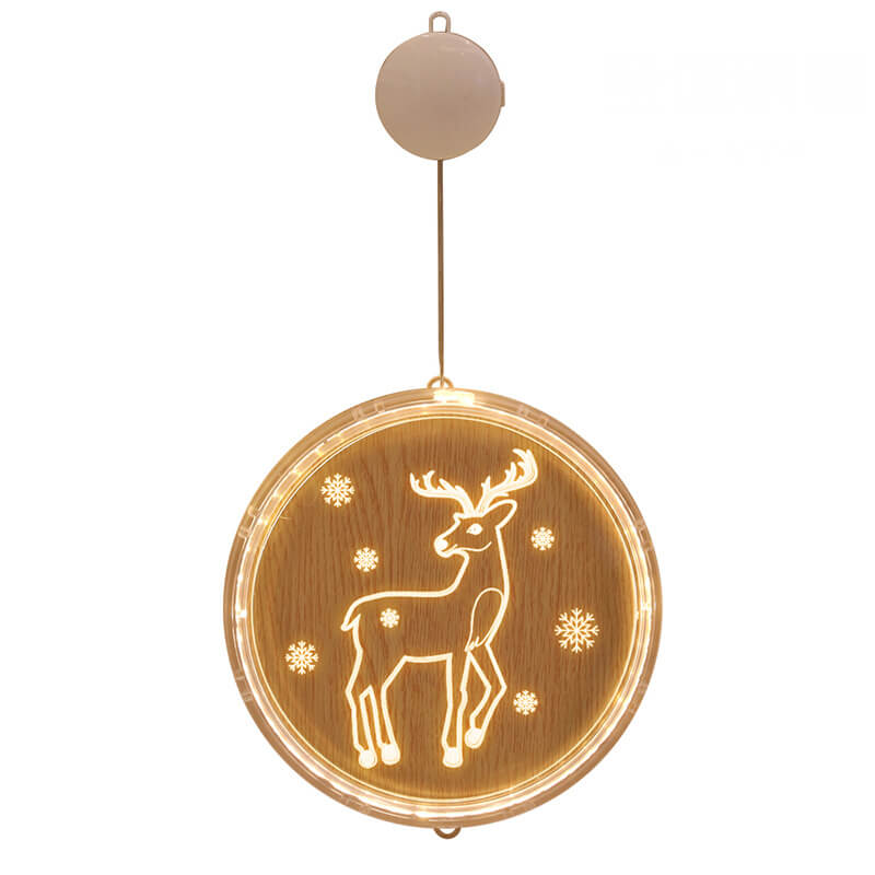 Christmas Suction Cup Light For Festive Glow