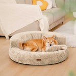 Orthopädisches Donut-Hundebett mit Kissen