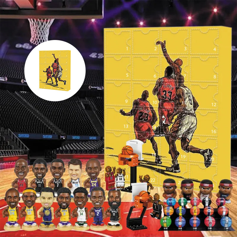 NBA Advent Calendar Table For Fan Displays