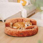 Orthopädisches Donut-Hundebett mit Kissen