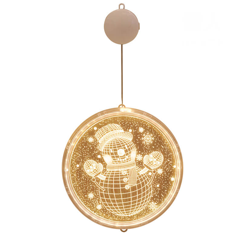 Christmas Suction Cup Light For Festive Glow