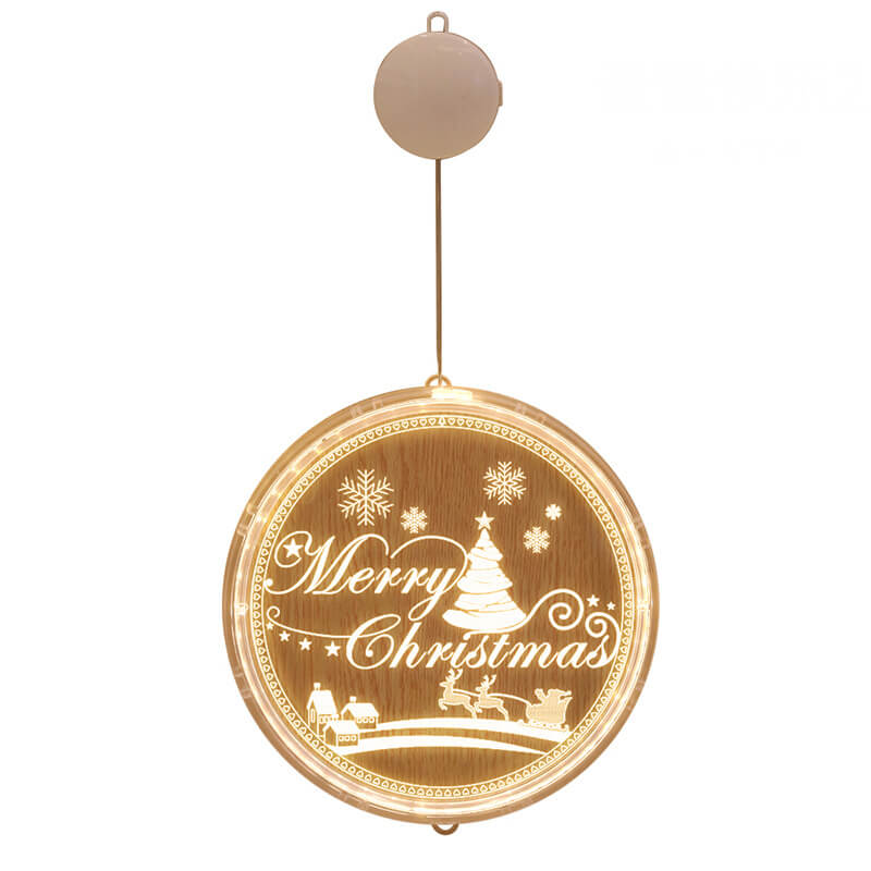 Christmas Suction Cup Light For Festive Glow