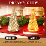Glowing Christmas Trees For A Statement Table