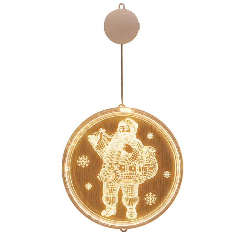 Christmas Suction Cup Light For Festive Glow