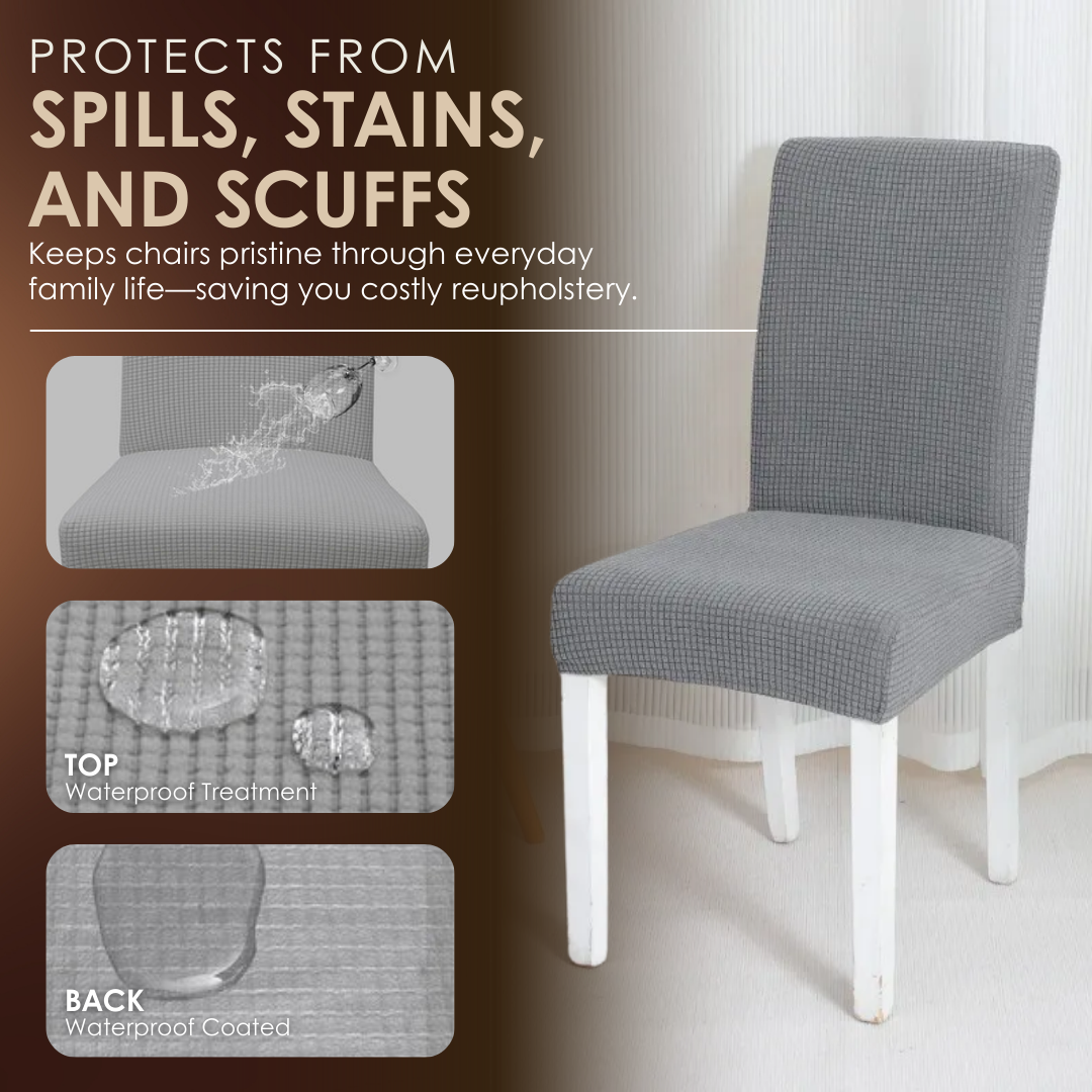 Jacquard Chair Covers For Artful Dining