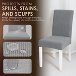 Jacquard Chair Covers For Artful Dining
