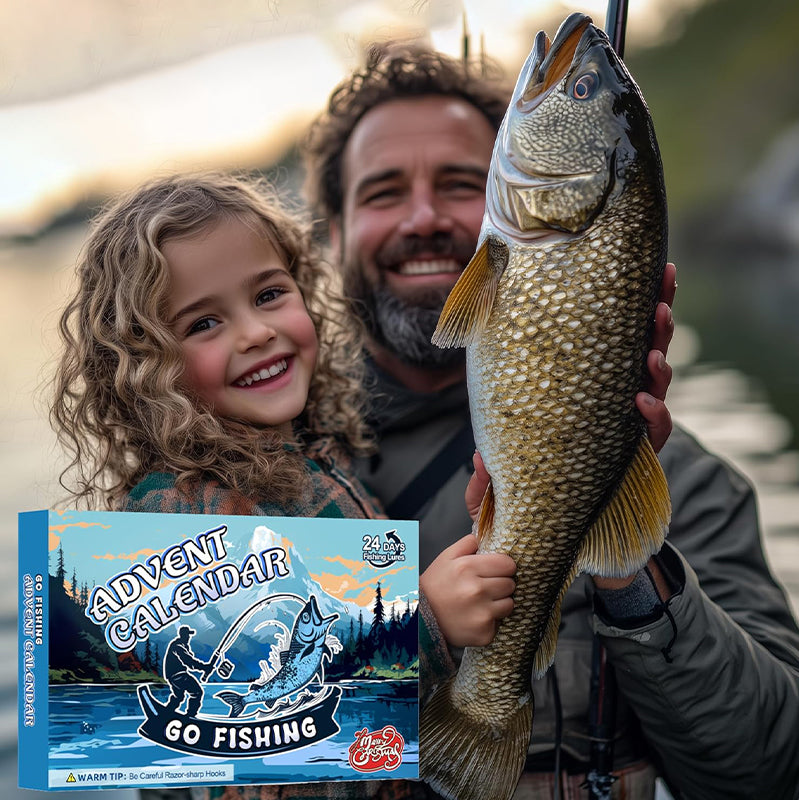 Fishing Rod Advent Calendar With Daily Tackle Surprises