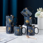 Cobalt Zodiac Mug For Celestial Character