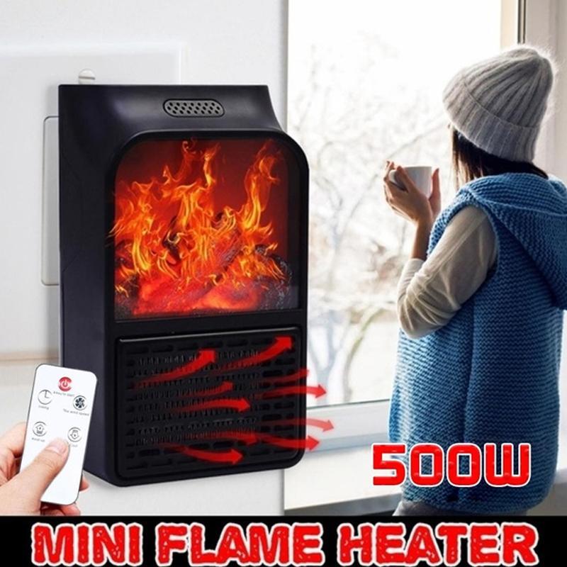Mini Electric Fireplace Warmer For Cozy Ambience