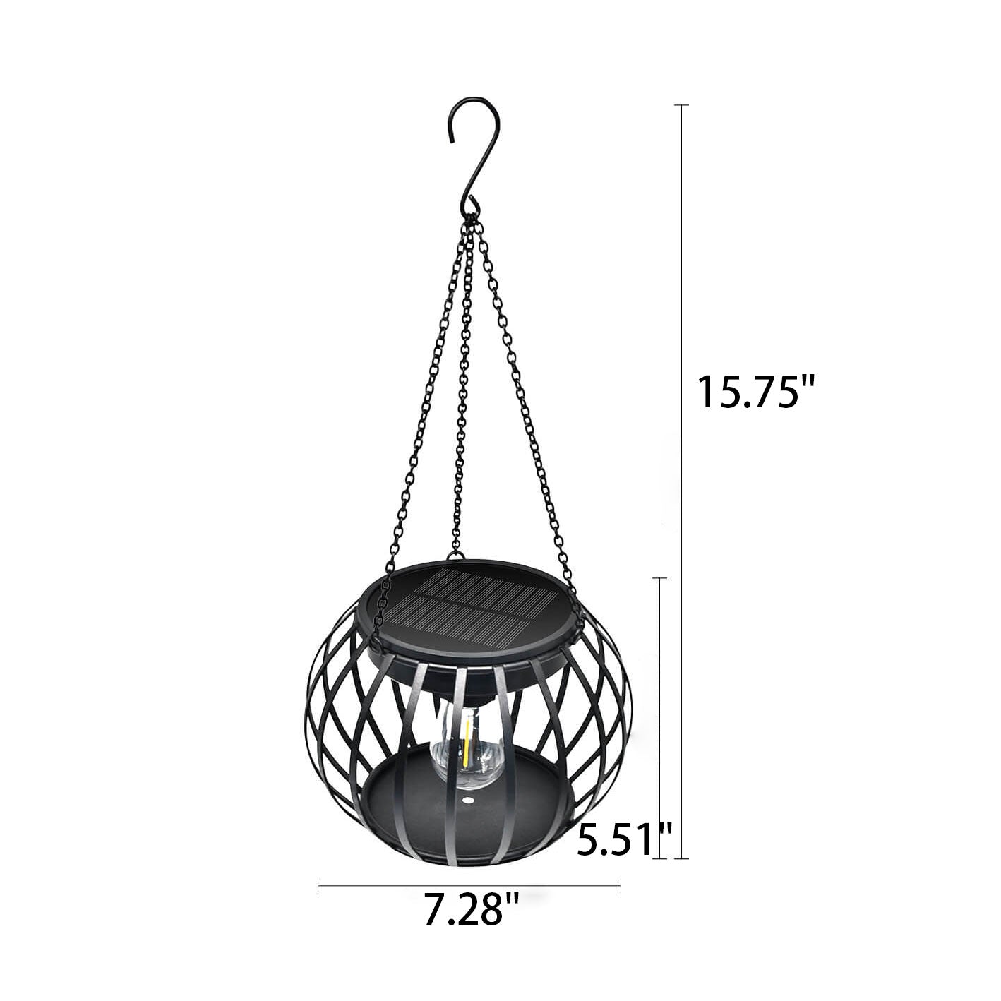 Solar Pumpkin Lantern With Garden Glow