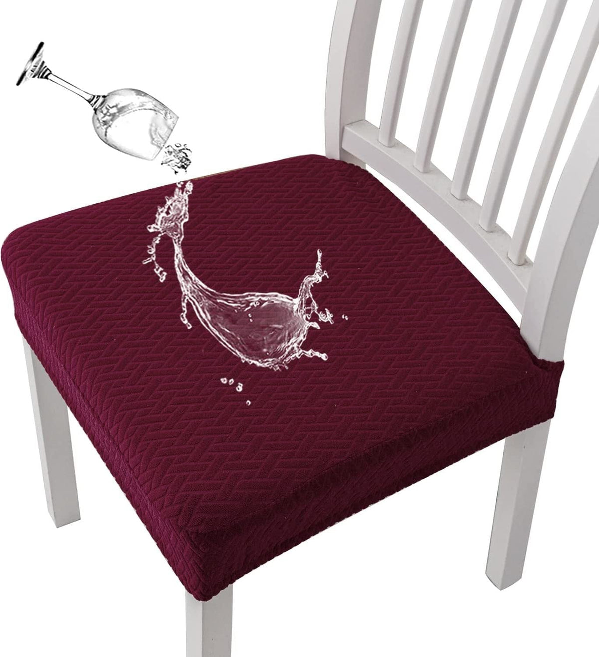 Waterproof Jacquard Chair Cover For Artful Protection