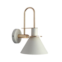 Wall Bedside Lamp with Cone Shade