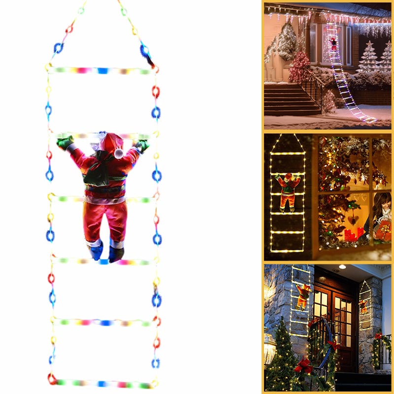 Christmas Ladder Lights For Festive Character